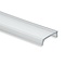 Luksus LED profiel losse afdekking Losse 2 meter transparante LED profiel klikafdekking - 12,4mm - 01, 02, 03, 08, stuc100, stuc200, gips100, gips200