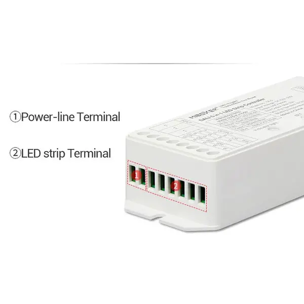 Miboxer DALI LED controller 5 in 1 LED strip controller - MIBOXER DT8 - DLX