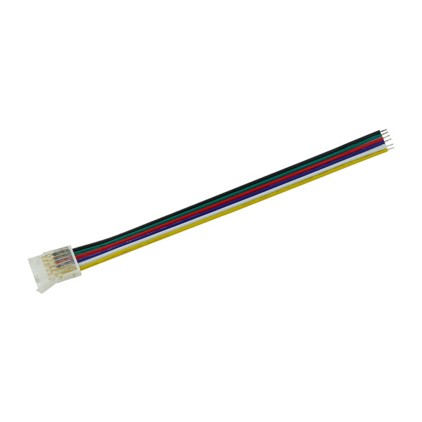 Luksus LED connectoren  COB RGBCCT LED strip connector 2 zijdig – soldeervrij – klik connector – 12mm - IP20