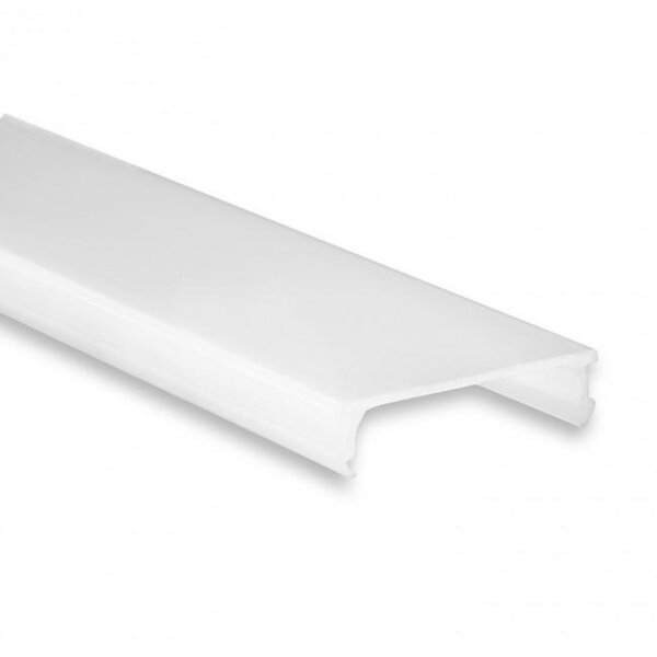 Luksus LED profielen Zwart LED profiel met opaal klikafdekking  40mm x 50mm - XL40ZWART