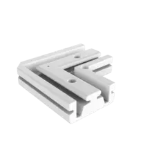 LED profiel 90 graden binnenhoek verbinder XL306ALU, XL306WIT, XL306ZWART serie verbindingsstuk hoek - inclusief schroeven