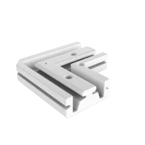 LED profiel 90 graden binnenhoek verbinder XL306ALU, XL306WIT, XL306ZWART serie verbindingsstuk hoek - inclusief schroeven