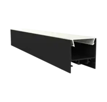 Zwart LED profiel inclusief opaal klikafdekking  30 mm x 30,92 mm - XL306ZWART