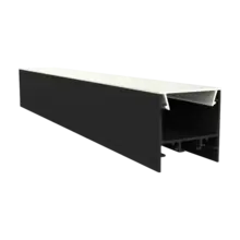 Zwart LED profiel inclusief opaal klikafdekking  30 mm x 30,92 mm - XL306ZWART