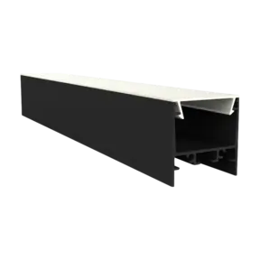 Zwart LED profiel inclusief opaal klikafdekking  30 mm x 30,92 mm - XL306ZWART