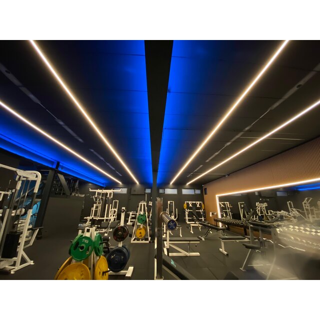 Zwart LED profiel inclusief opaal klikafdekking  30 mm x 30,92 mm - XL306ZWART