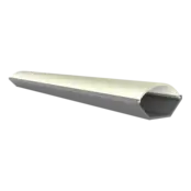 LED hoekprofiel met ronde klikafdekking 28,65 mm x 16,05 mm - C33ALU