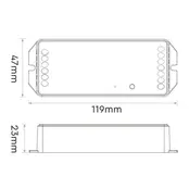 Professionele 20 amp TUYA Zigbee 5-in-1 LED controller voor Single Color/Dual White/RGB/RGBW/RGBWW/RGBCCT LED strips 12-24-48v - PZ5