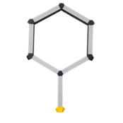 LED profiel honingraat Y verbinder XL306ZWART serie verbindingsstuk - inclusief schroeven