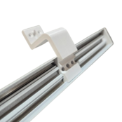 LED profiel montage beugel voor horizontale XL306WIT verbindingsstuk hoek - inclusief schroeven