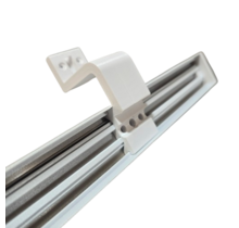 LED profiel montage beugel voor horizontale XL306WIT verbindingsstuk hoek - inclusief schroeven