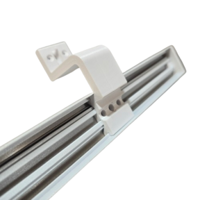LED profiel montage beugel voor horizontale XL306WIT verbindingsstuk hoek - inclusief schroeven