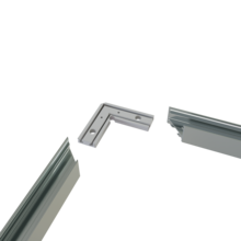 Hoekverbinder 90° zwart voor LED profiel 302ZWART