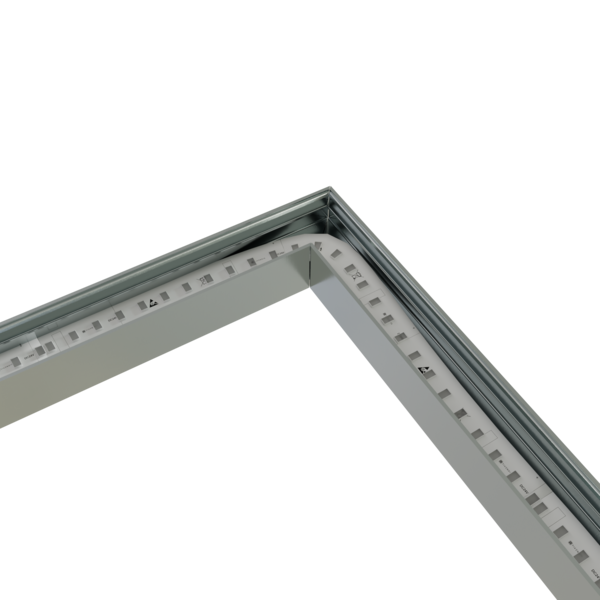 LED profiel verbinders en connectoren - Luksus  Hoekverbinder 90° zwart voor LED profiel 302ZWART