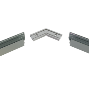 Hoek verbinder 120° wit voor LED profiel 302WIT