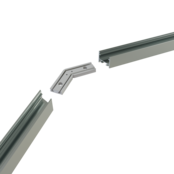 Hoek verbinding 135° alu voor LED profiel 302ALU