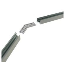 Hoek verbinding 135° alu voor LED profiel 302ALU