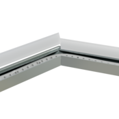 Hoek verbinding 135° wit voor LED profiel 302WIT