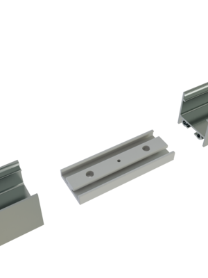 Connector 180° wit voor LED profiel 318WIT