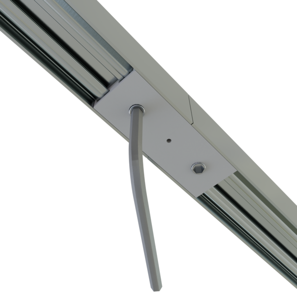 LED profiel verbinders en connectoren - Luksus Connector 180° voor LED profiel 318ALU, 318WIT & 318ZWART