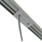 LED profiel verbinders en connectoren - Luksus Connector 180° wit voor LED profiel 318WIT