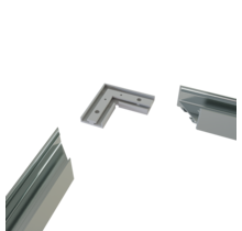 Connector 90° voor LED profiel 318ALU