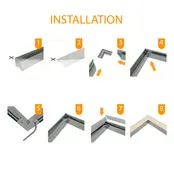 Connector 90° voor LED profiel 318ALU