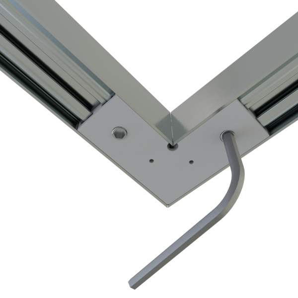 LED profiel verbinders en connectoren - Luksus Connector 90° voor LED profiel 318ALU