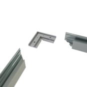 Connector 90° zwart voor LED profiel 318ZWART