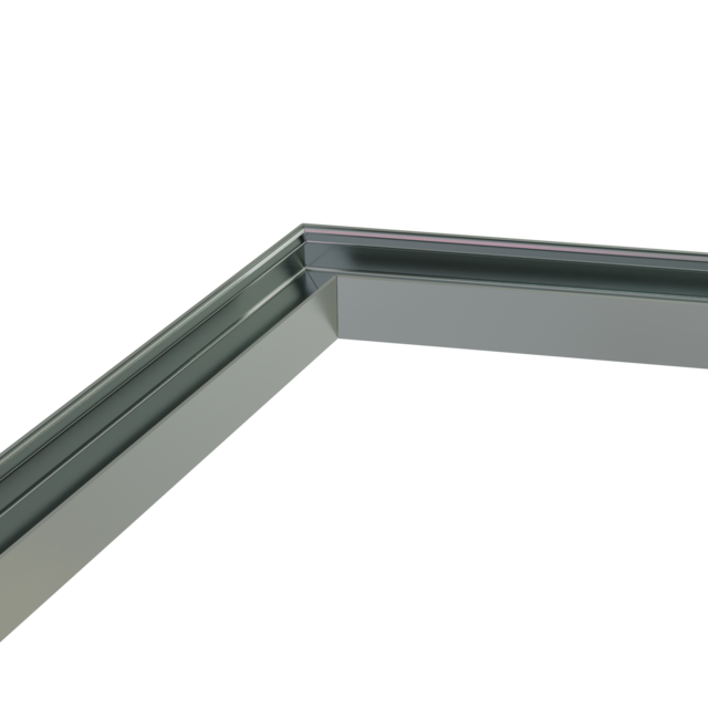 Connector 120° voor LED profiel 318ALU