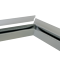 LED profiel verbinders en connectoren - Luksus Connector 120° zwart voor LED profiel 318ZWART