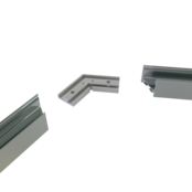 Connector 135° wit voor LED profiel 318WIT