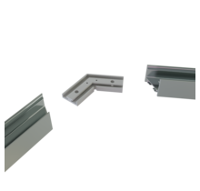 Connector 135° wit voor LED profiel 318WIT