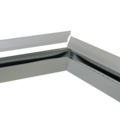 Connector 135° zwart voor LED profiel 318ZWART