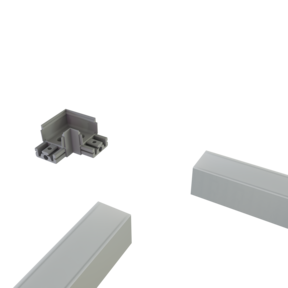 Hoekverbinder 90° voor LED profiel XL306ALU