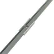 Rechte verbinder 180 graden voor LED profiel 301ALU