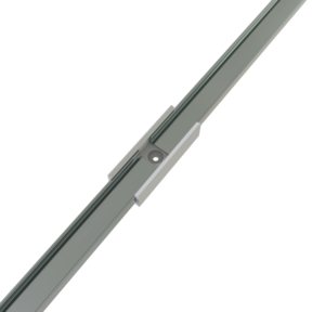 Rechte verbinder 180 graden voor LED profiel 301WIT