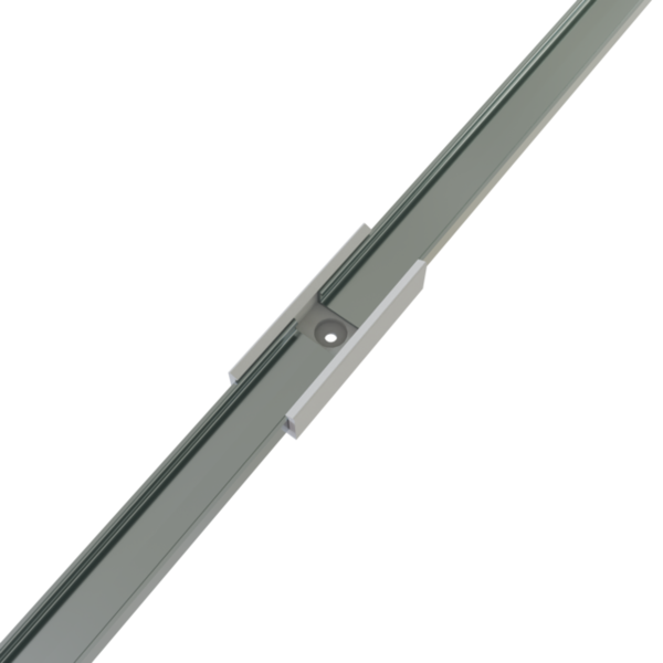 LED profiel verbinders en connectoren - Luksus Rechte verbinder 180 graden voor LED profiel 301WIT