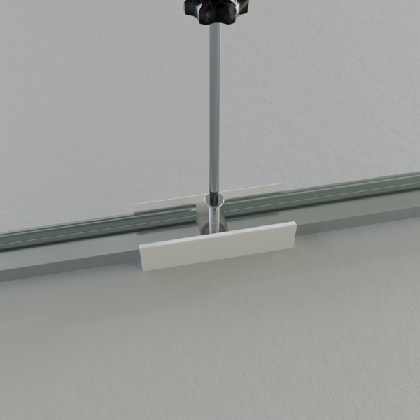 LED profiel verbinders en connectoren - Luksus Rechte verbinder 180 graden voor LED profiel 301WIT