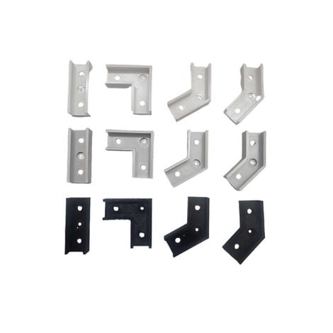 LED profiel verbinders en connectoren in iedere vorm, L - T - Y - I  X - Honingraat en Hexagon