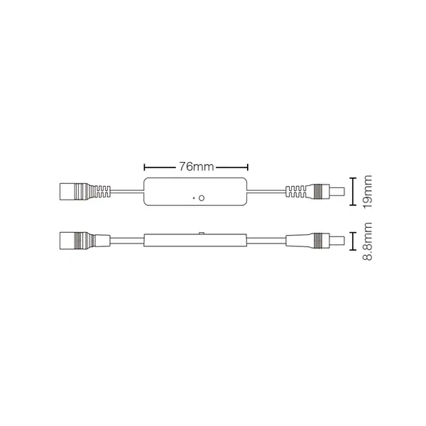 Miboxer Mini compacte LED strip controller - 1 zone - PRO - Miboxer MLR1