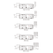 Miboxer Matter over wifi LED controller 5 in 1 - voor Single Color/Dual White/RGB/RGBW/RGBWW/RGBCCT LED strips 12-24-48v - ML5