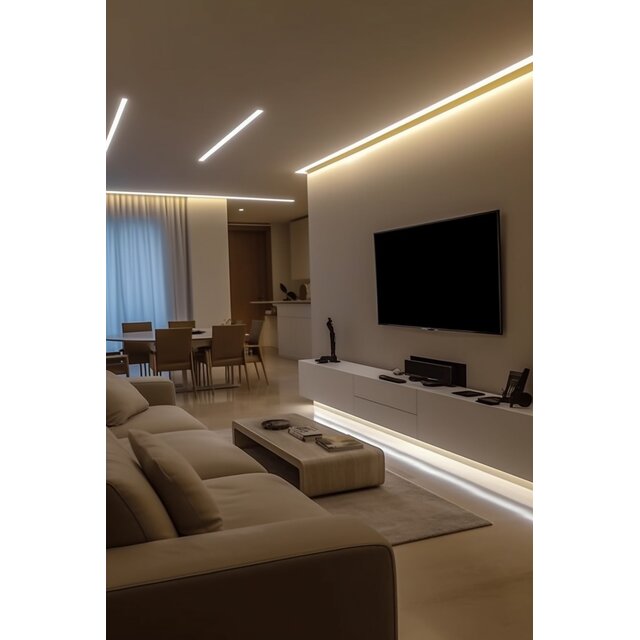 PRO LUMEN COB LED strip natuurlijk wit 4000K 14W 2500LM 512 LED’s p/m 24VDC IP20 - 5 meter