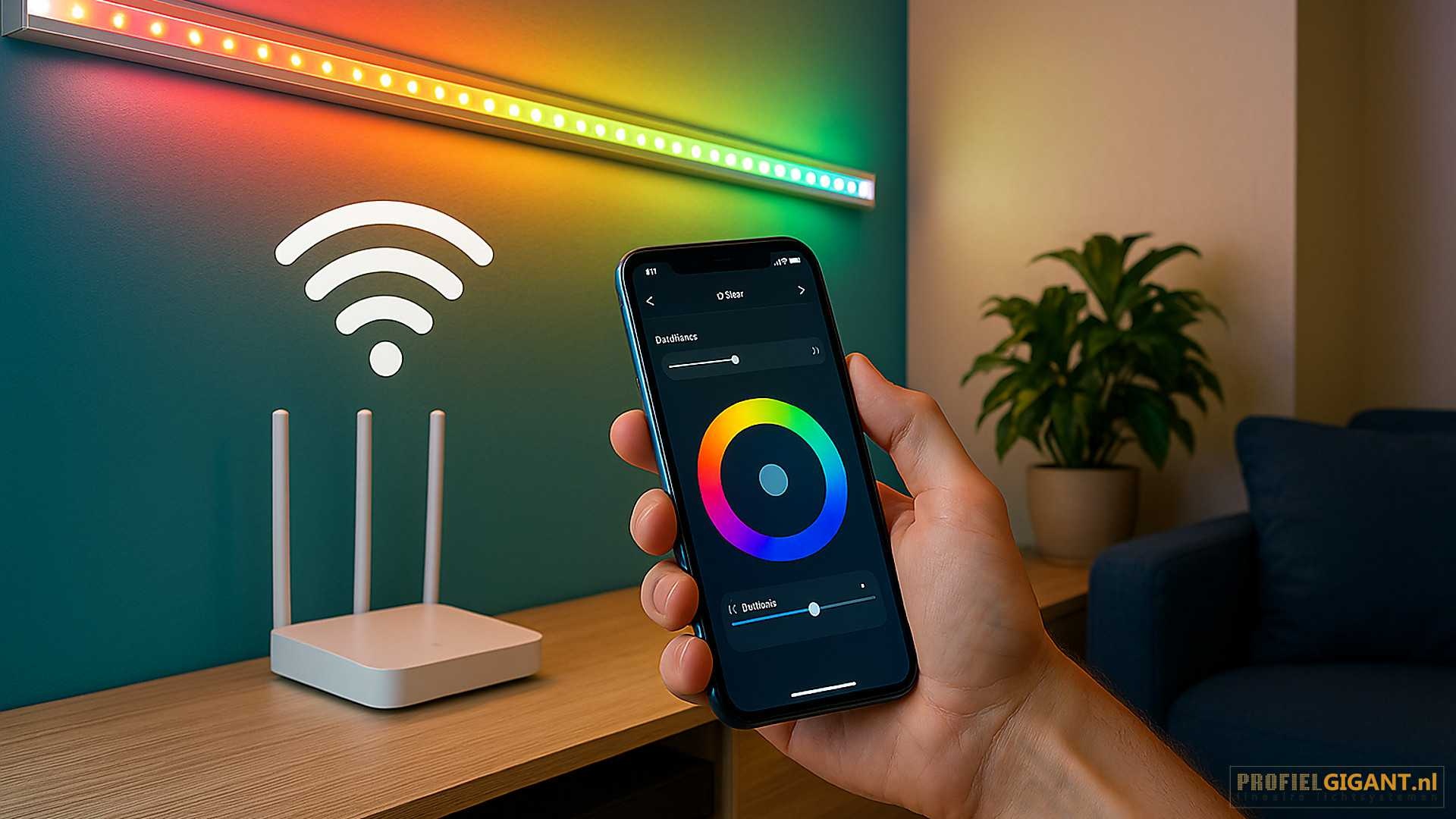 Hoe bestuur je strips in LED profiel via wifi?