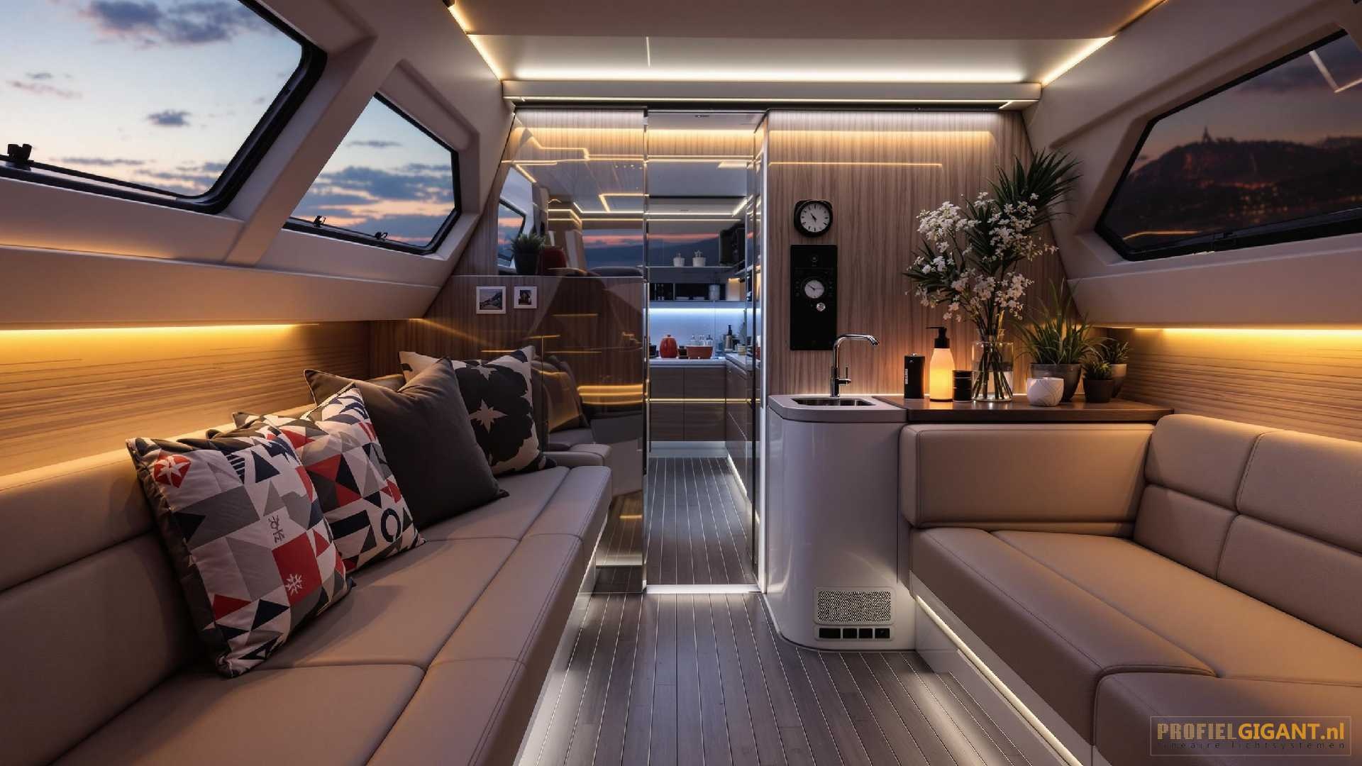 Hoe gebruik je LED strip profiel in boot?