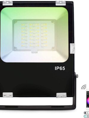 Zigbee instelbare LED breedstraler RGBCCT 60 watt (2000K-6500K) – smarthome compatible - Gledopto