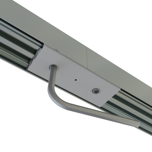 Verbinding recht voor LED profiel 180 graden - XL306ALU, XL306WIT, XL306ZWART