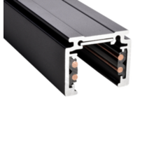 LED 48V opbouw rails wit 100-400cm - Zwart
