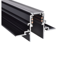 LED 48V inbouw rails 100-400 cm - Zwart