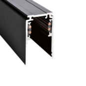 LED 48V Deep rails 100-300 cm - Zwart